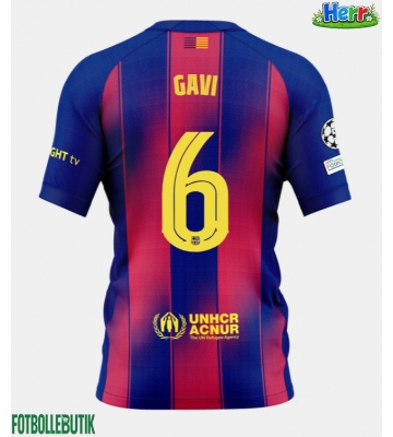 Barcelona Paez Gavi #6 Hemmatröja 2025-26 Kortärmad